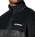Columbia Men's Steens Mountain Half Zip Fleece, Black/Grill, Large