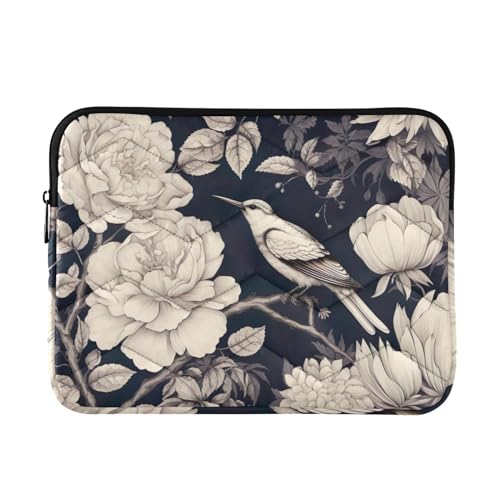 Funda para portátil 13-14 pulgadas impermeable con diseño floral