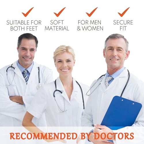 Upgraded Bunion Corrector For Women & Men, Adjustable Knob Bunion Splint, Bunion Relief, Orthopedic Toe Straightener With Non-Slip Heel Strap And Comfortable Silicone Pad, Adjustable, Available For Left And Right Feet (White)