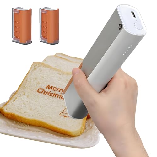 EpyGnom Impresora de Café Impresora de Arte Latte con Función de Memoria Conexión Bluetooth Impresora Portátil de Cartuchos de Tinta para Alimentos para Amantes del Pan y Gastronomía 2Coffee