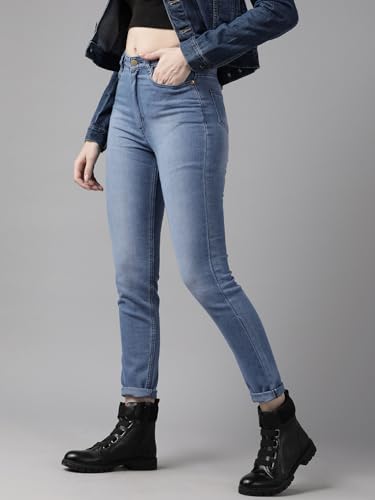 Image of GUTI Womens High Rise Crop Length Jeans()