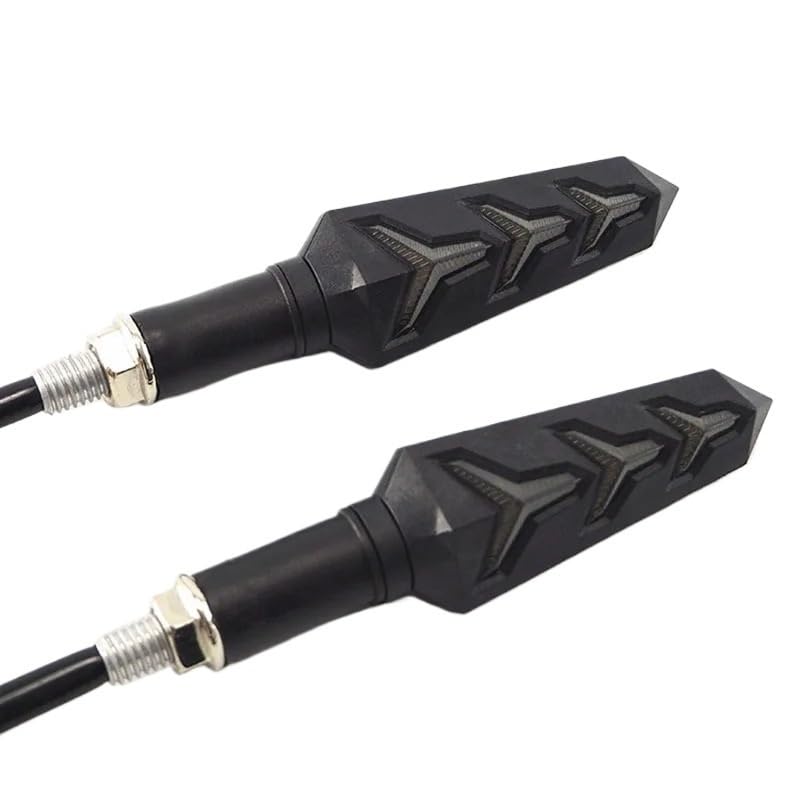 Clignotants moto LED universels avec feu indicateur de direction à défilement