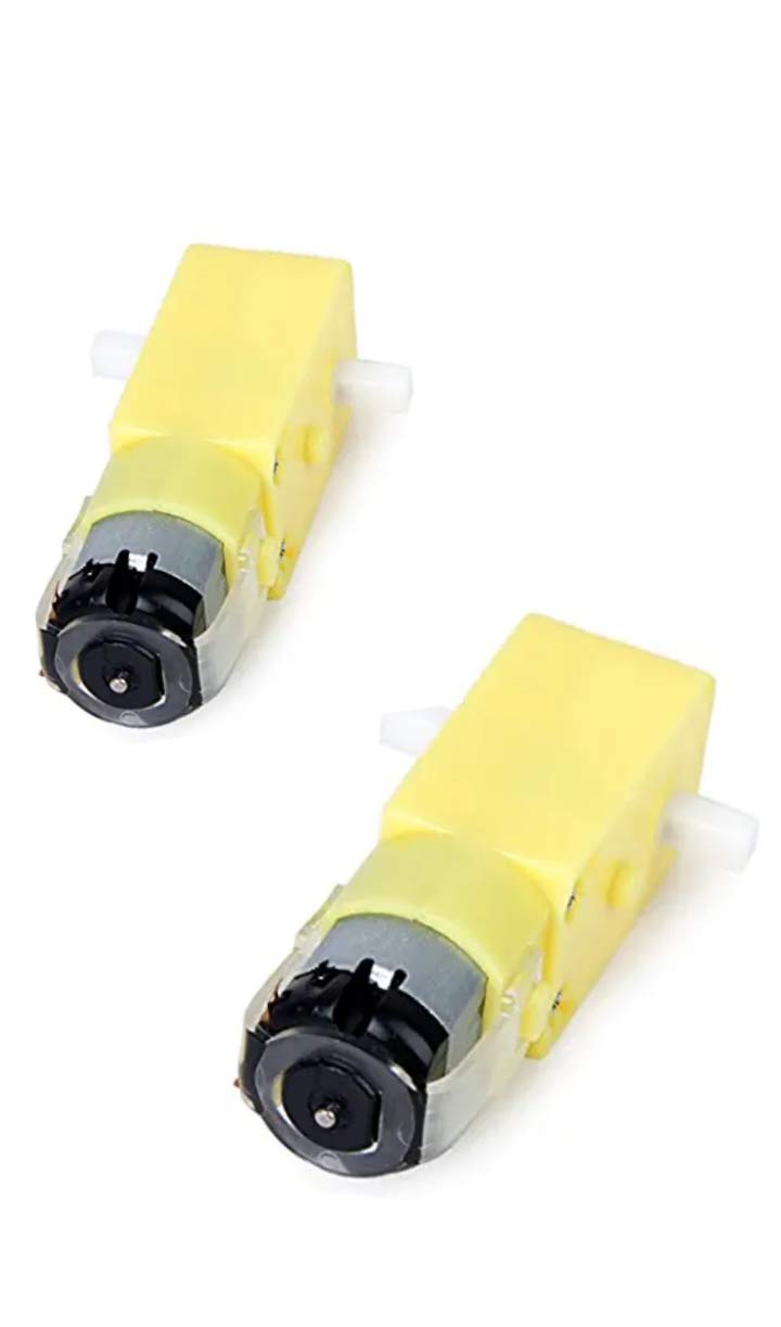 RASHRI ; One For All 2 Piec 12V DC Motor Double Shaft Gear Rotated High Speed Robotic Parts, Cars, Multi Works, High Loaded Lifting Cranes Model, Heavy Power Pull Lifting,Easy Connect Wheel Moving