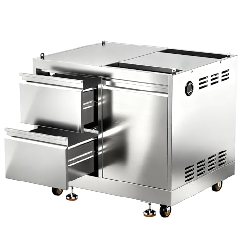 BODEGA Outdoor Kitchen Cabinets with Drawers and Tank Storage