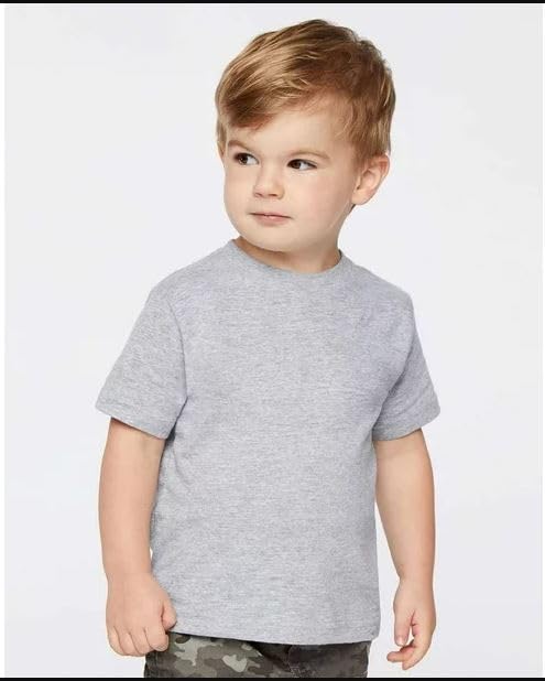Image of Kids Round Neck Boys Tshirt | Short Sleeves | Natural Organic 100% Cotton Soft Comfortable Fabric | School Plain Color Original Branded Half Sleeve | T-Shirt for Boy Kid | Sleepwear Everyday Casual