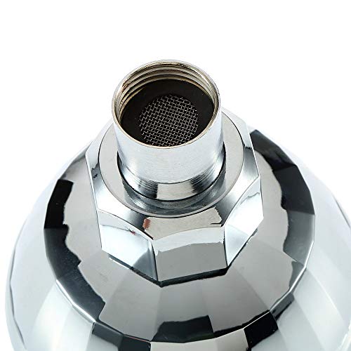 Jullynice Cabeça de chuveiro de LED romântica ajustável de 360 graus para banheiro, automática, 20 m