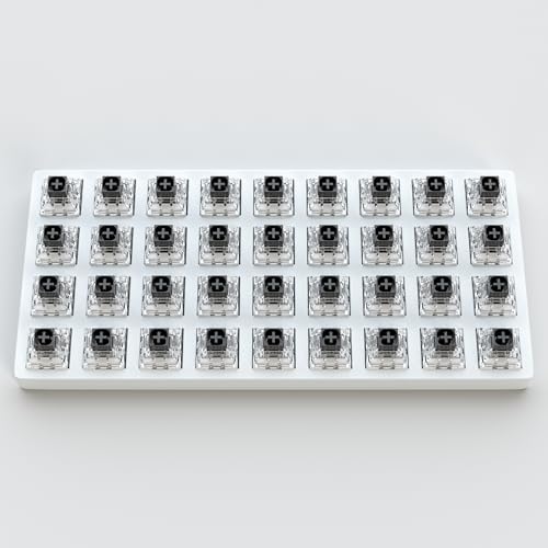 Image of Kailh Box Black Switches for Mechanical Keyboard,3-Pin 60gf Linear /Factory Lubed /Dust&Waterproof Switches(Kailh Box Black,90Pcs)