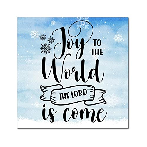Cadeau de pendaison de crémaillère idéal : panneau mural en bois Joy to The World