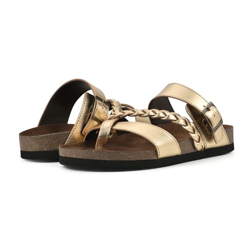 Image of White Mountain Women's Hazy Braided Footbed Sandal