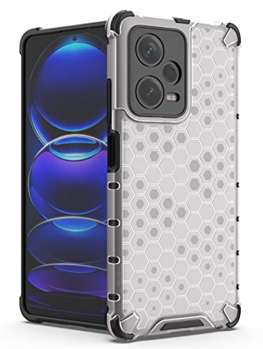 Image of Glasgow Back Case Cover Designed for [ Mi Redmi Note 12 Pro+ /12 Pro Plus 5G ] (Stylish Look | Shock Proof) - Transparent