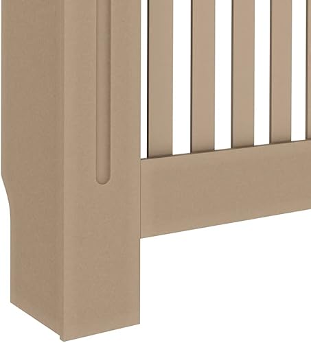 Miniatura 203 de 2 piezas de MDF para el hogar, calentador de sala de estar, soporte lateral para calefacción, cubierta de radiador, estante de gabinete de