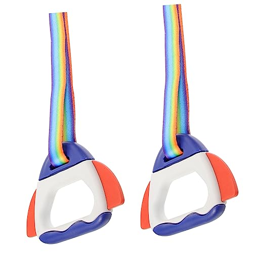 Gogogmee 1 Pair Pull up Bars Gymnastics Rings for Babies Safe Comfortable to Install