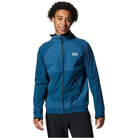 Mountain Hardwear Men's Winter Journey Full Zip Hoody Insulated Jacket, Dark Caspian, L Cover