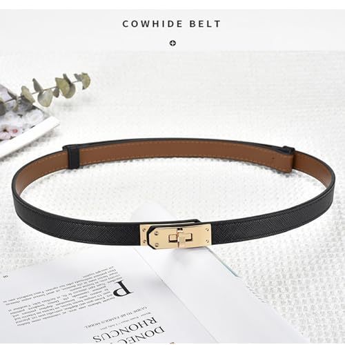 FENLDY Adjustable Thin Belts For Womens Skinny Belts For Dresses Womens Solid Color Alloy Turn Lock Belts For Jeans4