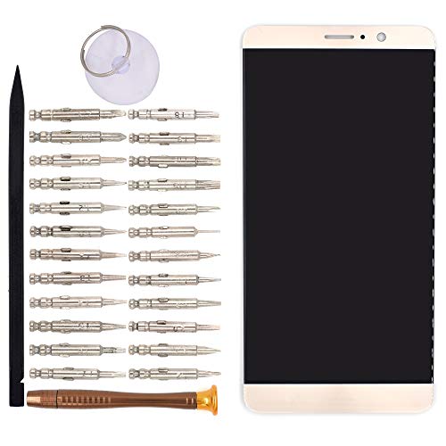 Image of LCD Screen Display with Digitizer Touch Panel Without Bezel Frame Compatible with Huawei Mate 9 MHA-L09(Golden)