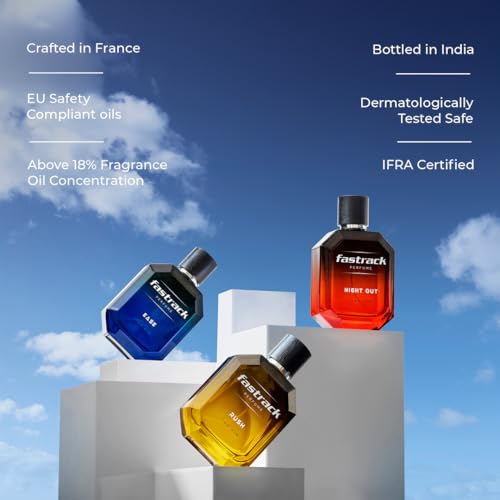 Fastrack Perfume Night Out |Perfume for Men| 100 ml EDP |Long lasting Smell |Woody Oud Perfume for men | Crafted by European experts|Best gift for Men
