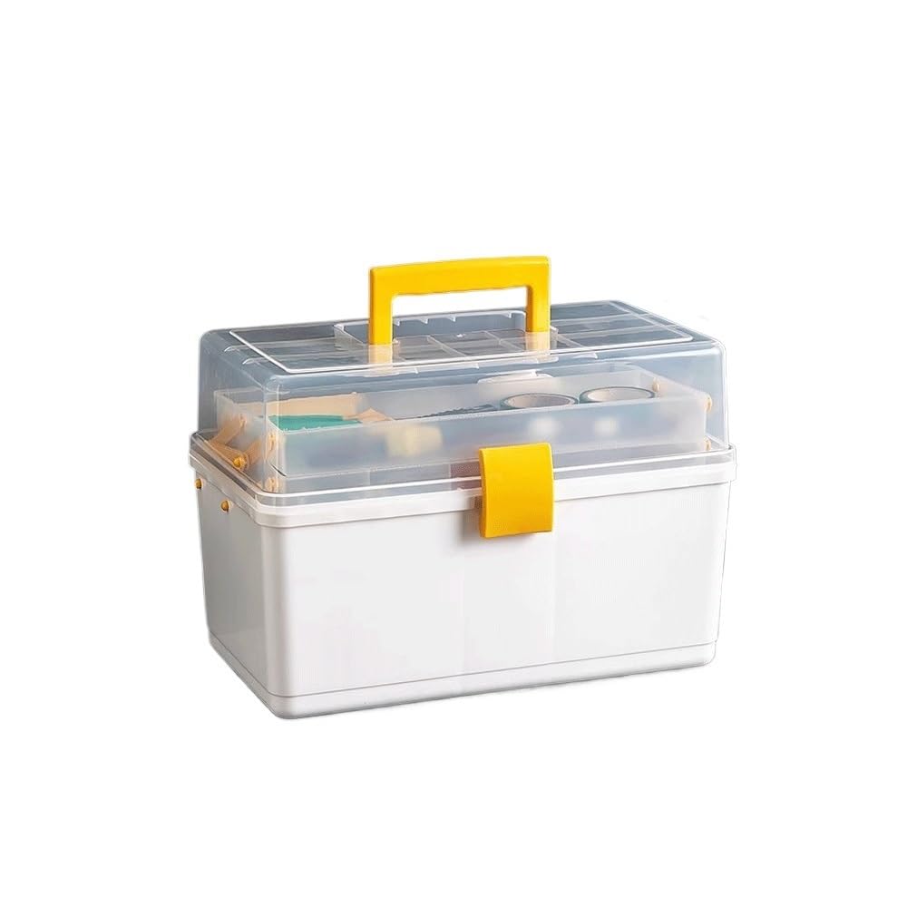 Large-capacity tool box, multi-functional hardware, foldable household storage, plastic Storage and Toolbox