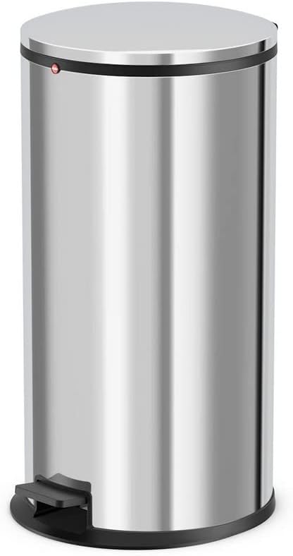Hailo Pure 45 çöp kutusu, metal, 39 x 39 cm, metal, Edelstahl, 39 x 39 x cm