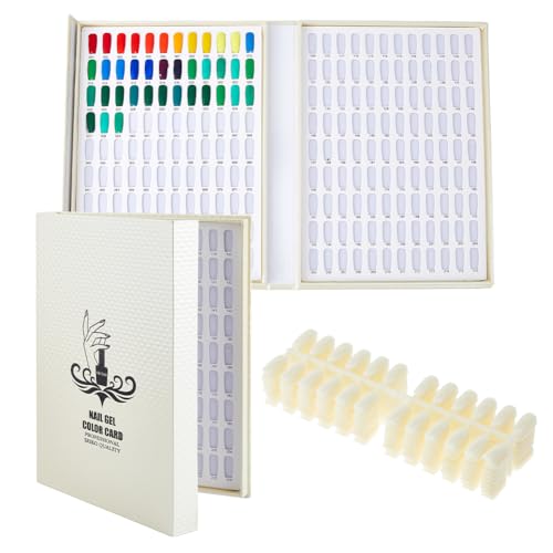 Pointes de rechange et livre de présentation d'ongles pour éviter les erreurs de couleur