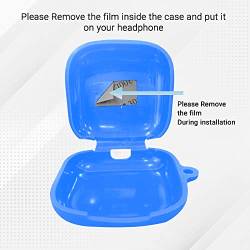 Image of KACA Basic Case for Oppo Enco W51 (Silicone Sky Blue)