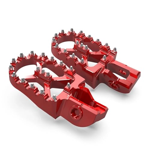 �o�C�N�p�t�b�g���X�g Fit For GasGas EC250 EC300 EC EX 250 300 ECF EXF MCF 250 350 450 MC125 MC250 2021-2023 57mm Foot Peg �y�_���u���P�b�g(Red)