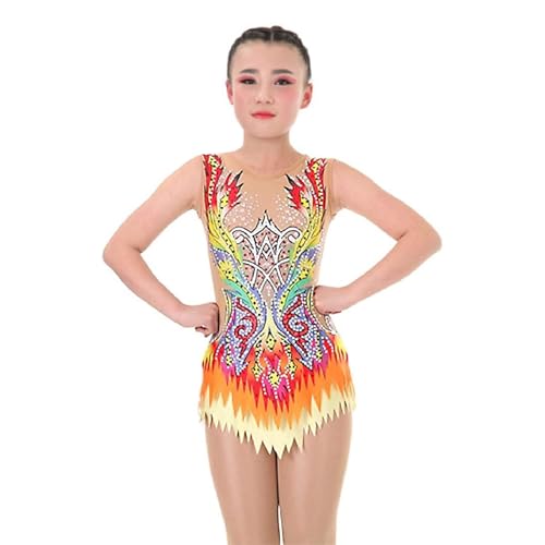 Justaucorps de gymnastique rythmique fille pour la compétition