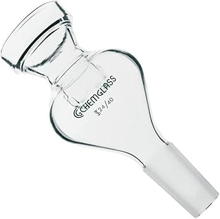 Chemglass CG-1317-B-10 Series CG-1317-B Rotary Evaporator Bump Trap Adapter, 24/40 Joint