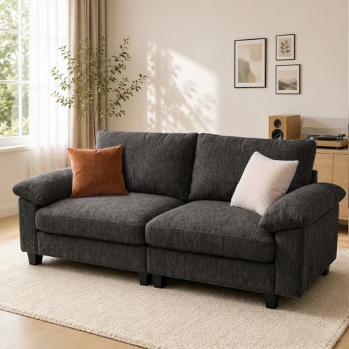 Image of 78 inch Loveseat Cloud Couch, Sectional Couches for Living Room