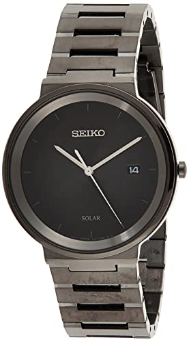 Seiko Men's SNE481 Mens Dress Analog Display Japanese Quartz Black Watch