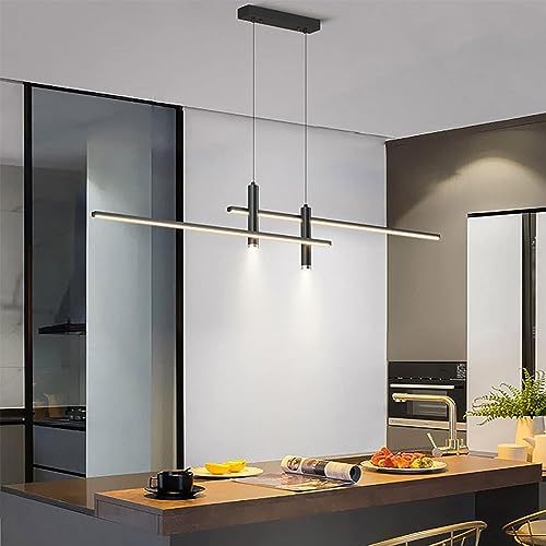 Éclairage suspendu pour cuisine et luminaire LED dimmable réglable pour maison moderne - 7