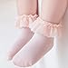 6 Pair Baby Lace Trim Socks Soft Cotton Socsk Comfortable Fashion Ankles Baby Essential Accessories For Toddler Breathable