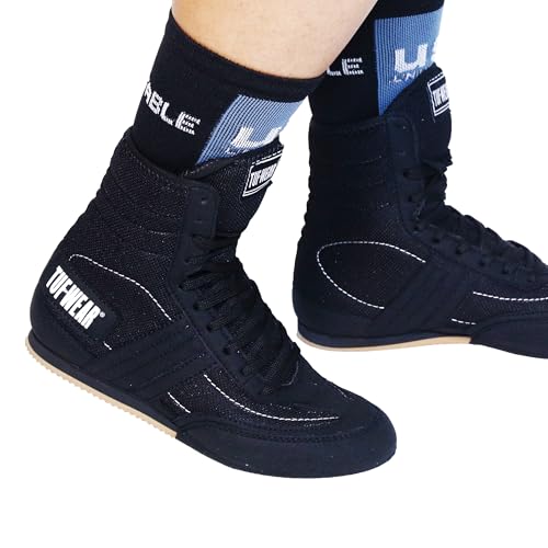 Image of USI Universal Boxing Shoes, 701S Shuffle Boxing Boots, Boxing Shoes for Men & Women, Mesh & Nubuck PU Upper, Strong Rubber Grip Sole (Size 6)