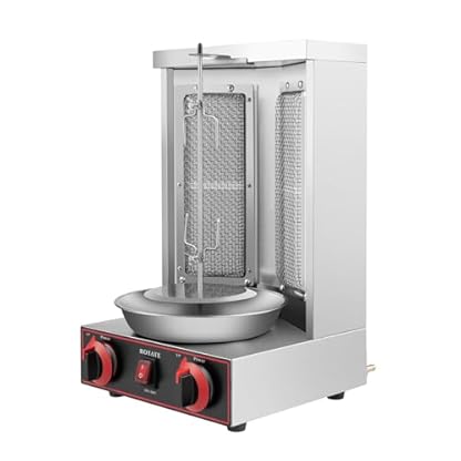 Döner Gas Doner Kebab Machine Dönergrill Elektro Dönergrill Tischgrill, 3000 Watt, Standgrill für Haus und Garten
