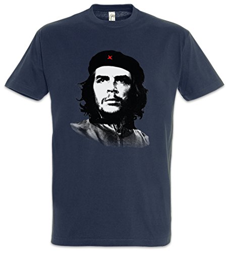 Urban Backwoods Classic Che Guevara Portrait I Hommes T-Shirt Bleu Taille L