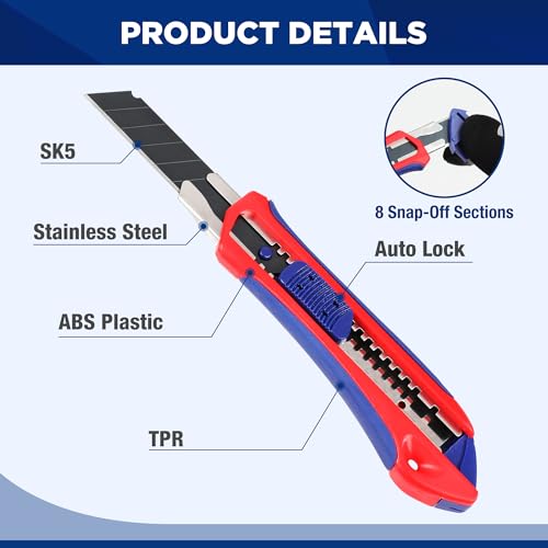 WORKPRO Snijmessen Set - Afbeelding 4