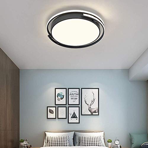Lustre en métal noir et acrylique de haut goût pour intérieur contemporain