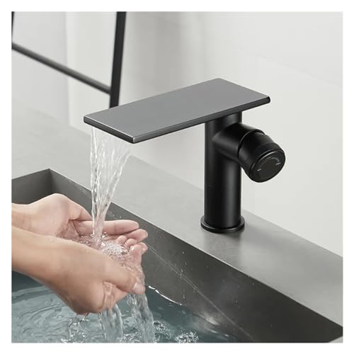 Robinet de salle de bain en laiton cascade pour mitigeur de vasque