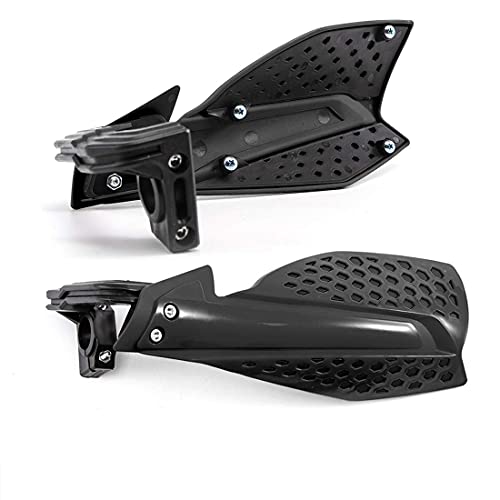Motorrad Handschutz 22mm Lenker Griffschutz Schild Motorrad Motocross Roller Winddichte Handschutz Schutzausrüstung (schwarz 1)