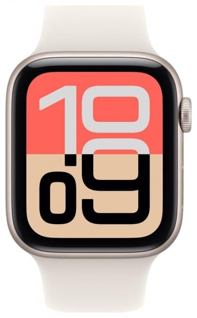 Apple Watch SE 3 Reloj Inteligente GPS de 40 mm con Caja de Aluminio Starlight con Correa Deportiva Starlight M/L. Rastreadores de Fitness y sueño, Monitor de frecuencia cardíaca, Pantalla Siempre