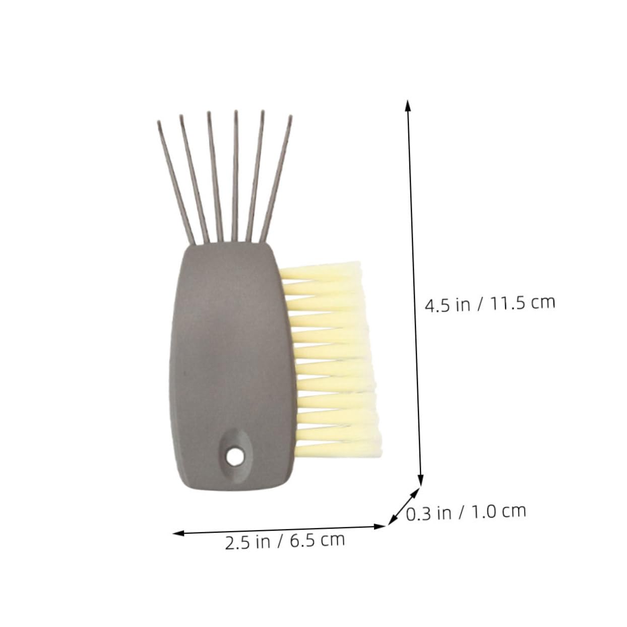 WOONEKY Hair Brush Cleaning Tool - Comb Rake for Efficient Hair Removal Durable Cleaning Claws Ergonomic Design for Easy Use Salons and Home Care