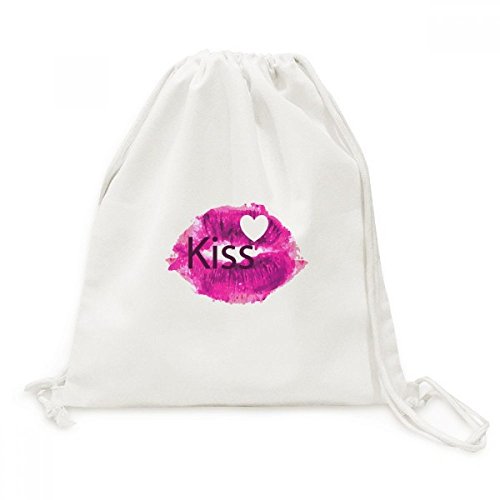 Sac à cordon Rose Lip Amour pour vos voyages et escapades romantiques