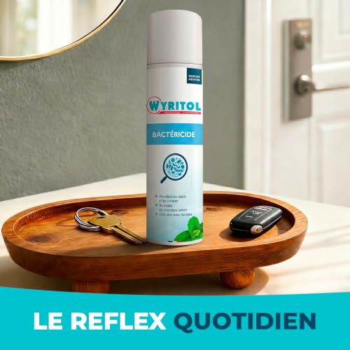 WYRITOL - Purificateur d'air bactéricide - Purifie et désinfecte - Neutralise les odeurs - Parfum menthe - 500ml - Fabrication Française – vue 4
