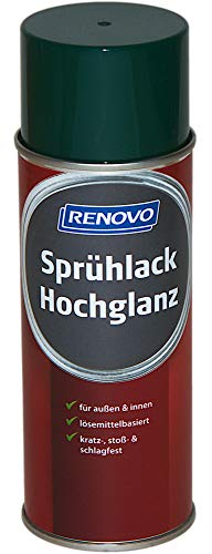 Sprühlack RAL 6005 Moosgrün 400 ml Hochglanz Renovo