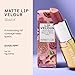 Winky Lux Matte Lip Velour, 24-Hour Long Lasting Lipstick, Hydrating with Castor Seed Oil and Vanilla for Everyday Wear. 0.14 Oz, Pippy