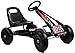 Produktbild fit4form Kinder Go-Kart Racing Car Full Speed Tretauto schwarz Gokart ab 4 Jahren mit Vollgummireifen