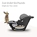 UPPAbaby Aria Lightweight Infant Car Seat/Just Under 6 lbs for Easy Portability/Base with Load Leg + Infant Insert Included/Direct Stroller Attachment/Anthony (Grey/Chestnut Leather)