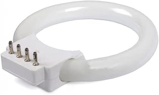 XuuSHA Acessórios de microscópio digital portátil de 10 W, anel de microscópio, tubo de lâmpada, diâmetro interno grande de 78 mm para microscópio estéreo, fonte de iluminação de anel fluorescente, substituição de acessórios de microscópio de tubo