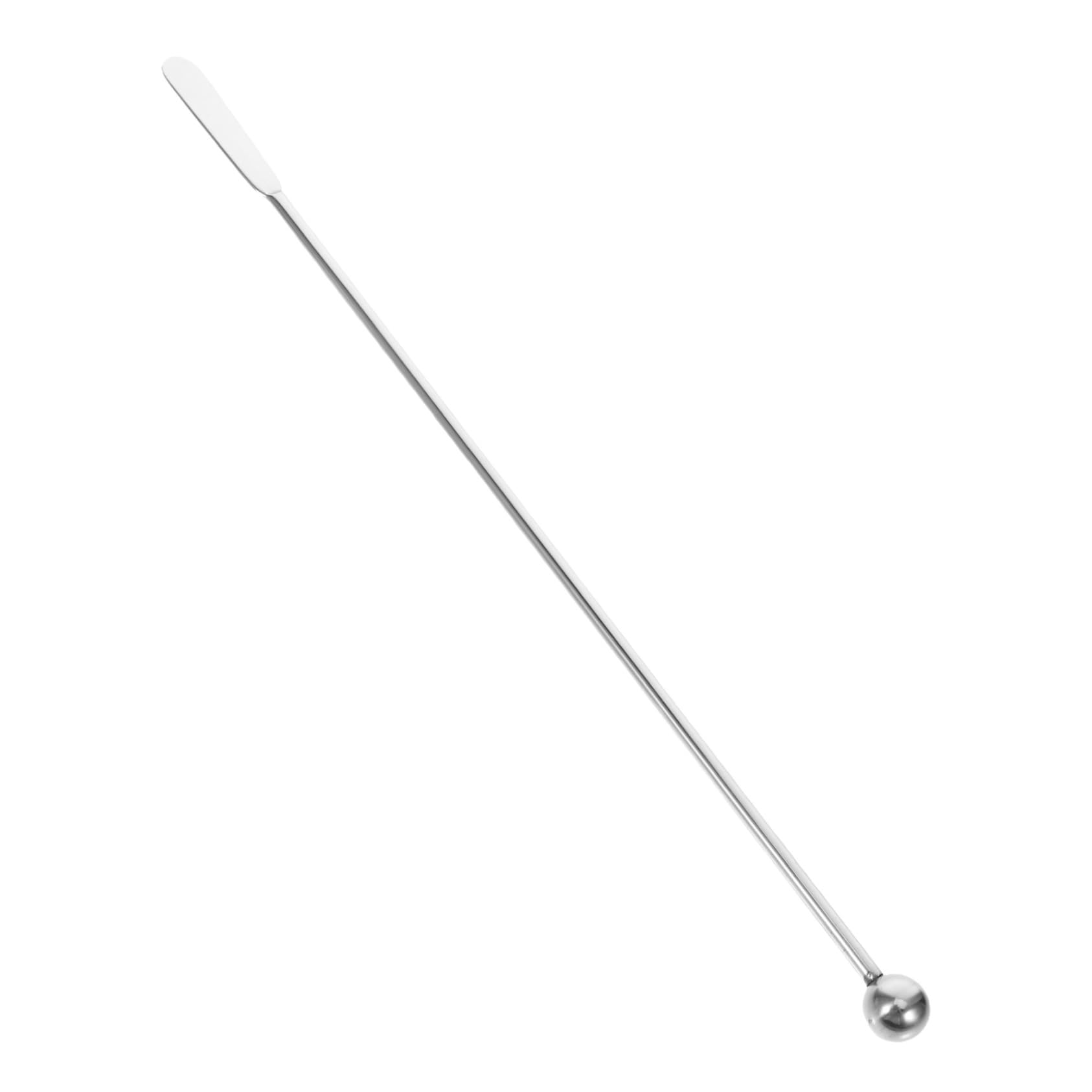 Unomor Reusable Stainless Steel Mixing Stick Elegant Drink Stirrer for Cocktails Coffee and Tea for Parties and Bars Long Stirring Rod