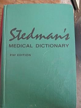 Hardcover Stedman's Medical Dictionary 21st Edition [Unknown] Book