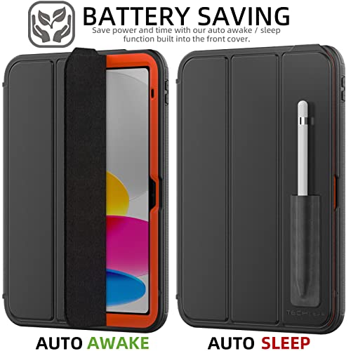 Funda iPad 10 resistente al impacto TECHGEAR carcasa niños anticaídas escuelas 4